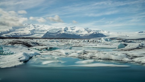 icebergs en la laguna Jokulsarlon, Islandia